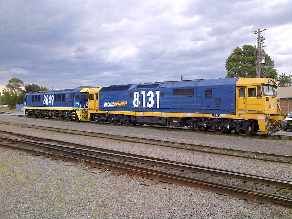 8131 and 8649 at Morandoo on 2nd December 2019
